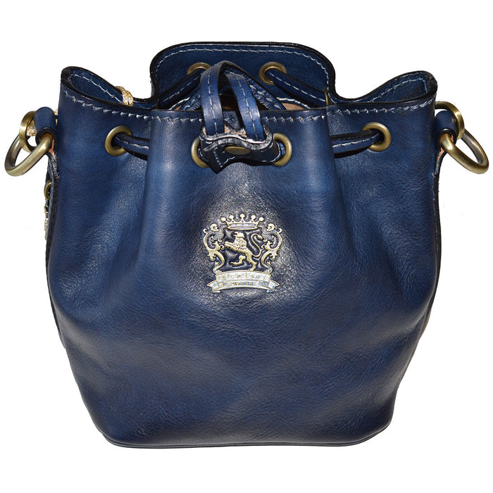 Pratesi Sorano Small Woman Bag in genuine Italian leather - Sorano Blu