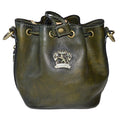 Pratesi Sorano Small Woman Bag in genuine Italian leather - Sorano Dark Green