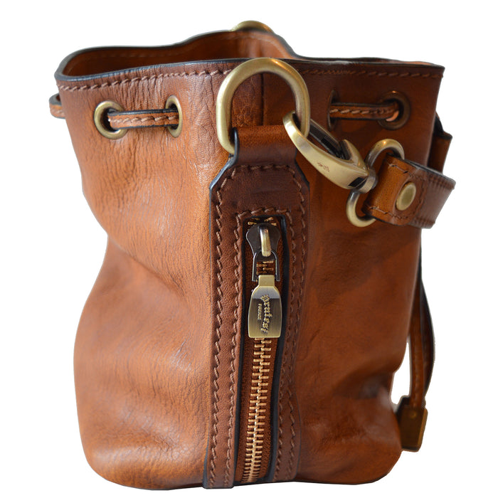 Pratesi Sorano Small Woman Bag in genuine Italian leather - Sorano Dark Green