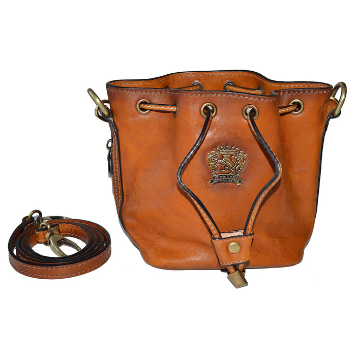 Pratesi Sorano Small Woman Bag in genuine Italian leather - Sorano Dark Green