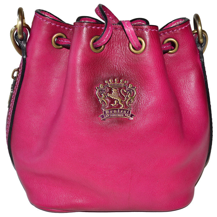 Pratesi Sorano Small Woman Bag in genuine Italian leather - Sorano Fucsia