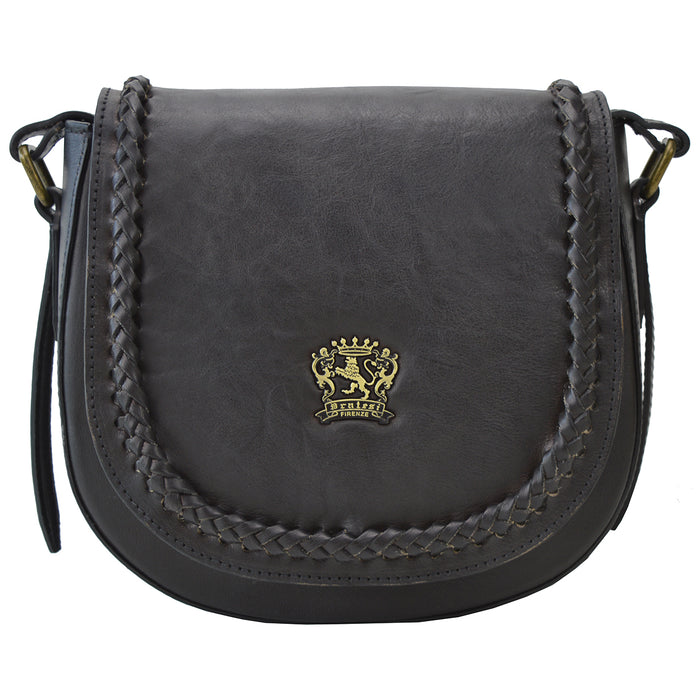 Pratesi Torri B294/24 Tote Bag in genuine leather - Grey
