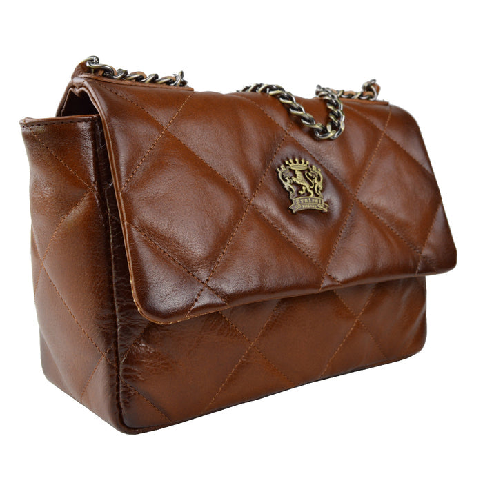 Pratesi Torrita di Siena Ladybag B448 - Vegetable Tanned Italian Leather Brown