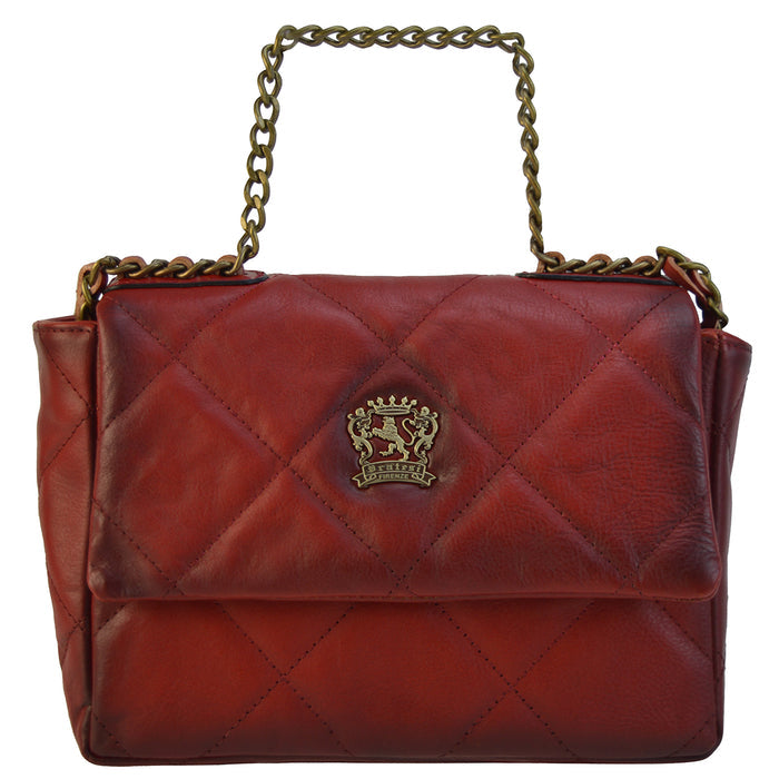 Pratesi Torrita di Siena Ladybag B448 - Vegetable Tanned Italian Leather Cherry