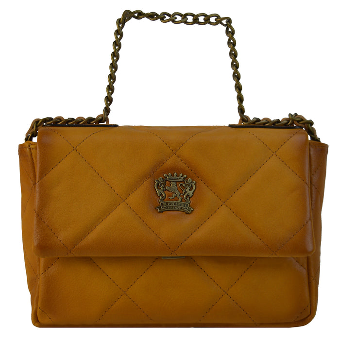 Pratesi Torrita di Siena Ladybag B448 - Vegetable Tanned Italian Leather Cognac