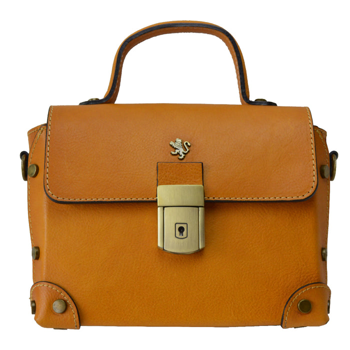 Pratesi Tote Bag Buti in genuine Italian leather - Tote Bag Buti Cognac