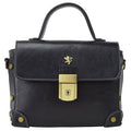 Pratesi Tote Bag Buti in Genuine Italian Vegetable Tanned Leather - Black