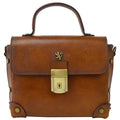 Pratesi Tote Bag Buti in Genuine Italian Vegetable Tanned Leather - Brown