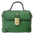 Pratesi Tote Bag Buti in Genuine Italian Vegetable Tanned Leather - Emerald