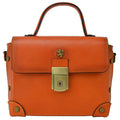Pratesi Tote Bag Buti in Genuine Italian Vegetable Tanned Leather - Orange