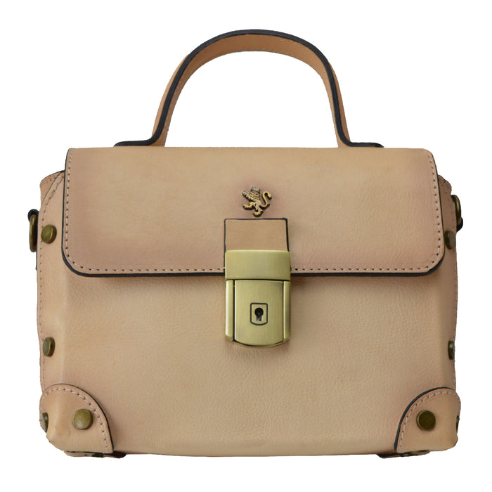 Pratesi Tote Bag Buti in Genuine Italian Vegetable Tanned Leather - White