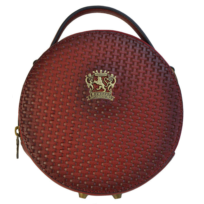 Pratesi Troghi T188 Tote Bag in genuine leather - Cherry