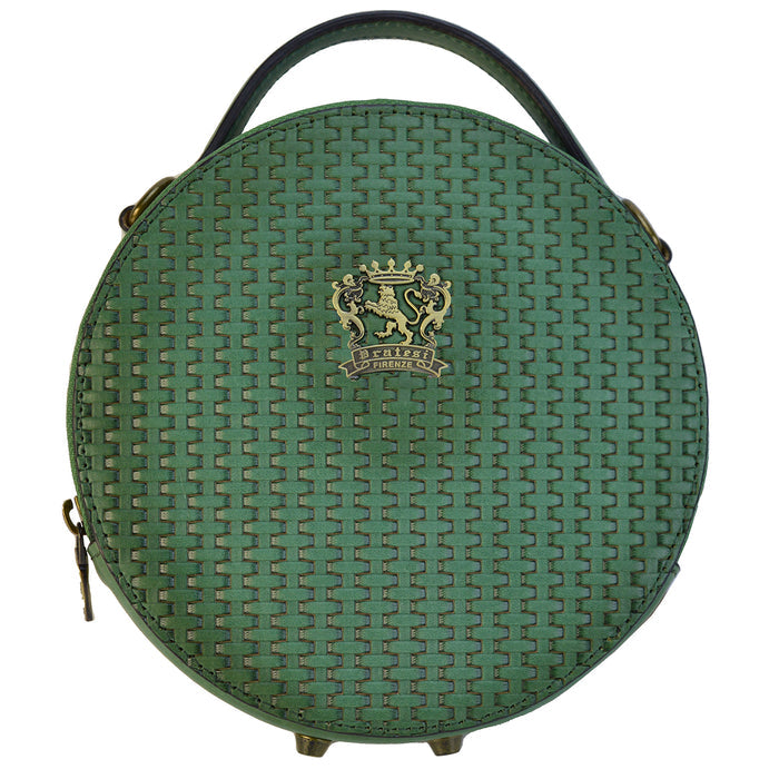 Pratesi Troghi T188 Tote Bag in genuine leather - Emerald