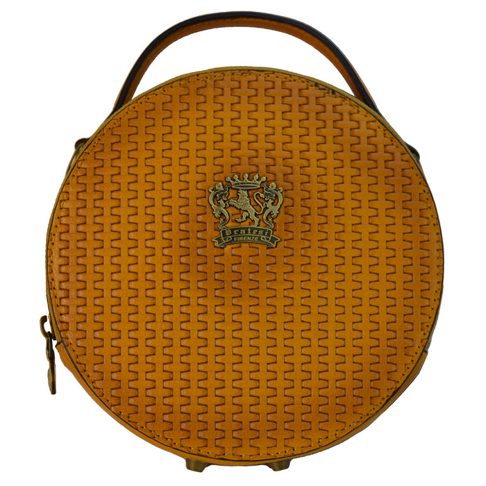 Pratesi Troghi T188 Tote Bag in genuine leather - Mustard