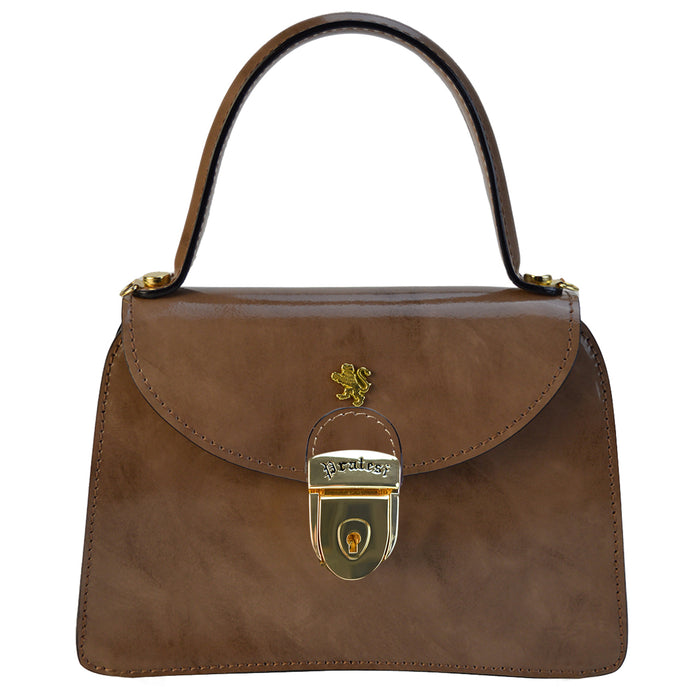 Pratesi Veneziano R285/M Lady Bag in genuine leather - Brunelleschi Grey