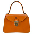 Pratesi Veneziano R285/M Lady Bag in genuine leather - Brunelleschi Orange
