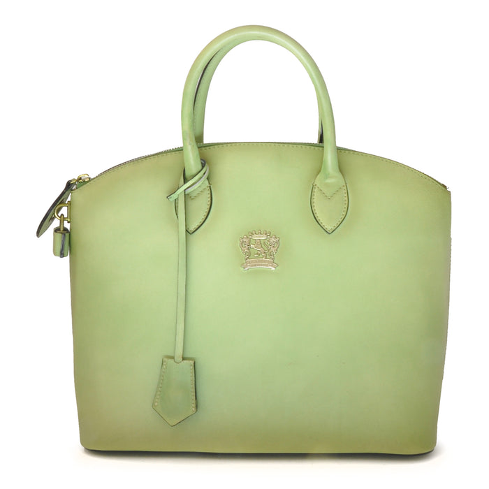 Pratesi Versilia genuine Italian Handbag in genuine leather - genuine Italian Green - LQE