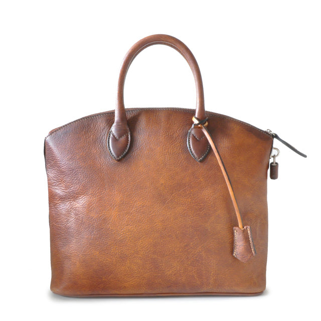 Pratesi Versilia genuine Italian Handbag in genuine leather - genuine Italian Green - LQE