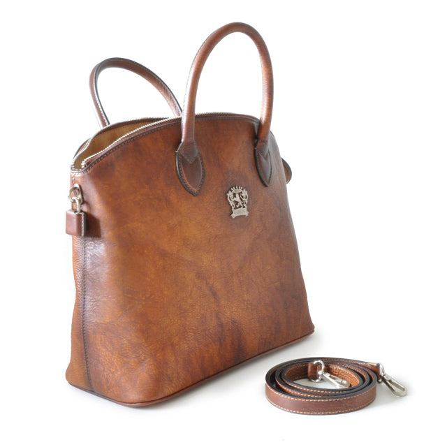 Pratesi Versilia genuine Italian Handbag in genuine leather - genuine Italian Mustard - LQE