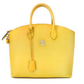Pratesi Versilia genuine Italian Handbag in genuine leather - genuine Italian Yellow - LQE