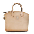 Pratesi Versilia Small Handbag in genuine Italian leather - Vegetable Tanned Italian Leather White