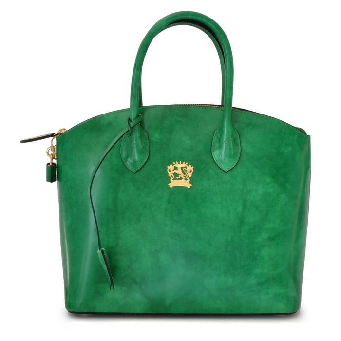 Pratesi Versilia Woman Bag R348 - Brunelleschi Leather Emerald