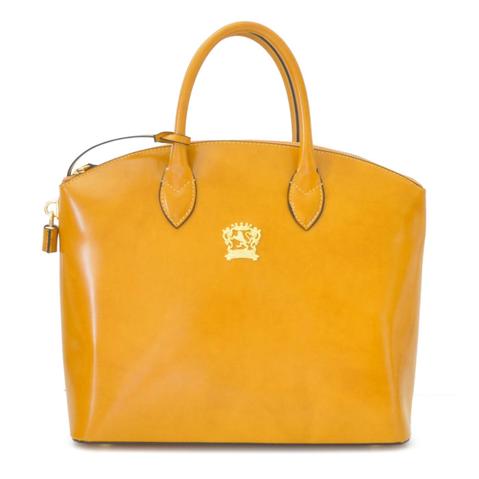 Pratesi Versilia Woman Bag R348 - Brunelleschi Leather Mustard