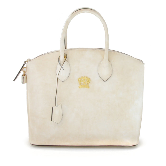 Pratesi Versilia Woman Bag R348 - Brunelleschi Leather White