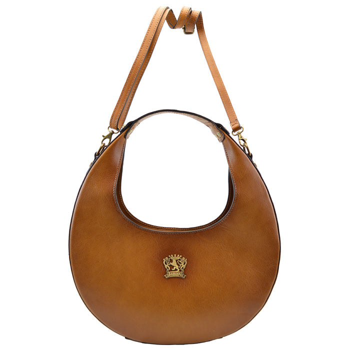 Pratesi Ville Italian Handbag in Vegetable-Dyed Leather - Brown