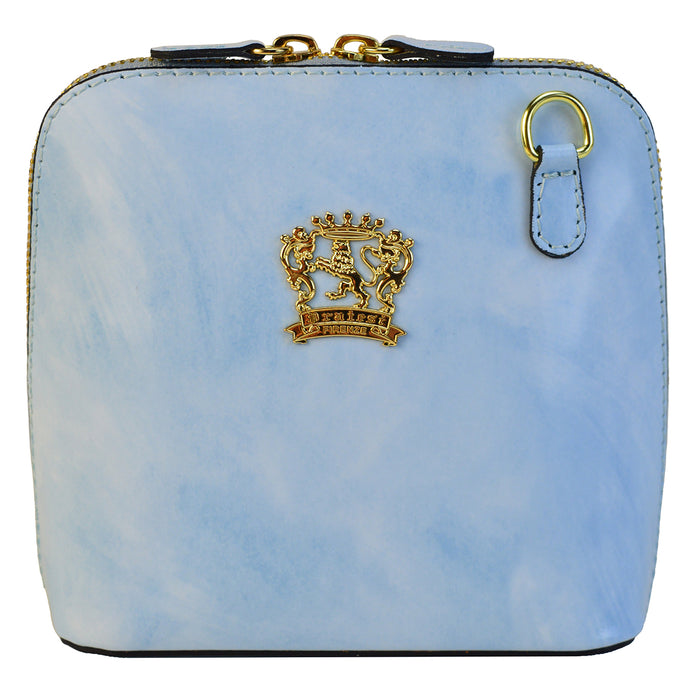 Pratesi Volterra Brunelleschi Woman Clutches in genuine Italian leather - Brunelleschi Leather Sky Blue