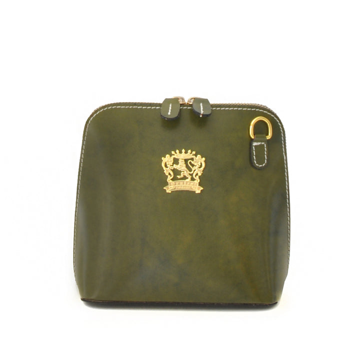 Pratesi Volterra Brunelleschi Woman Clutches in genuine Italian leather - Brunelleschi Leather Dark Green