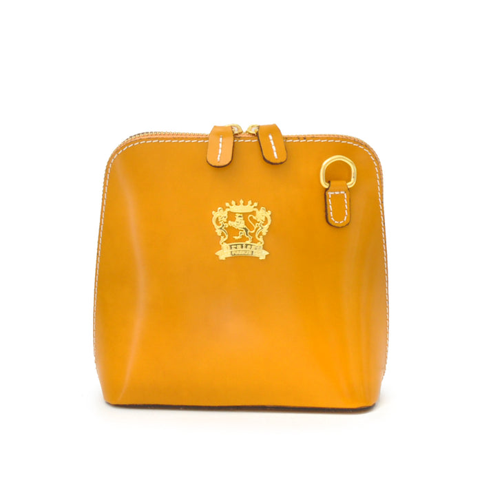 Pratesi Volterra Brunelleschi Woman Clutches in genuine Italian leather - Brunelleschi Leather Mustard