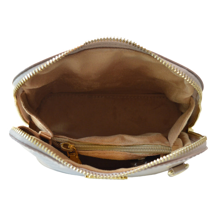 Pratesi Volterra Brunelleschi Woman Clutches in genuine Italian leather - Brunelleschi Leather White