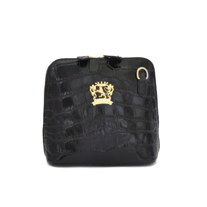 Pratesi Volterra King Lady Bag in real leather - King Black