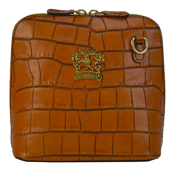 Pratesi Volterra King Lady Bag in real leather - King Orange