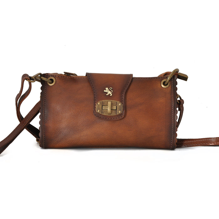 Pratesi Woman Bag Pontremoli B336 in genuine leather - Brown