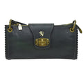 Pratesi Woman Bag Pontremoli B336 in genuine leather - Dark Green