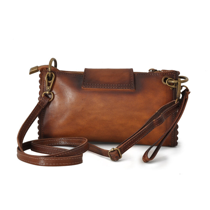 Pratesi Woman Bag Pontremoli B336 in genuine leather - Dark Green
