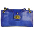 Pratesi Woman Bag Pontremoli B336 in genuine leather - Electric Blue