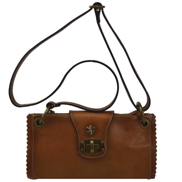 Pratesi Woman Bag Pontremoli B336 in genuine leather - Electric Blue