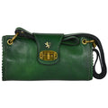 Pratesi Woman Bag Pontremoli B336 in genuine leather - Emerald