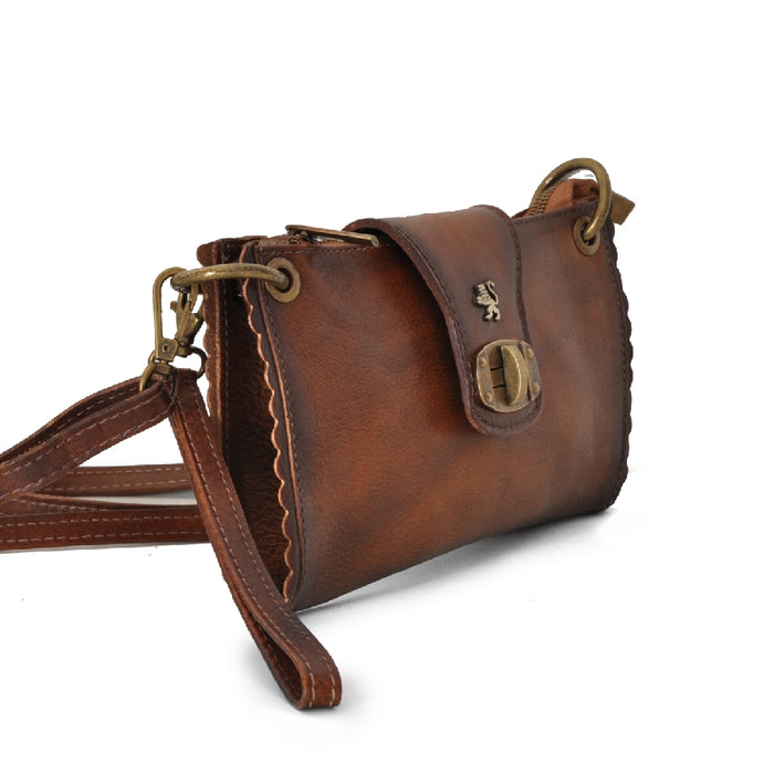 Pratesi Woman Bag Pontremoli B336 in genuine leather - Emerald