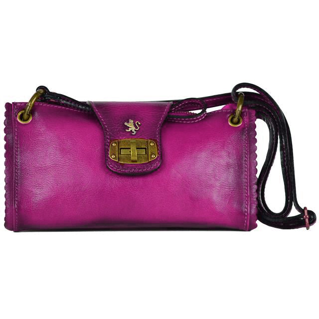 Pratesi Woman Bag Pontremoli B336 in genuine leather - Fuchsia