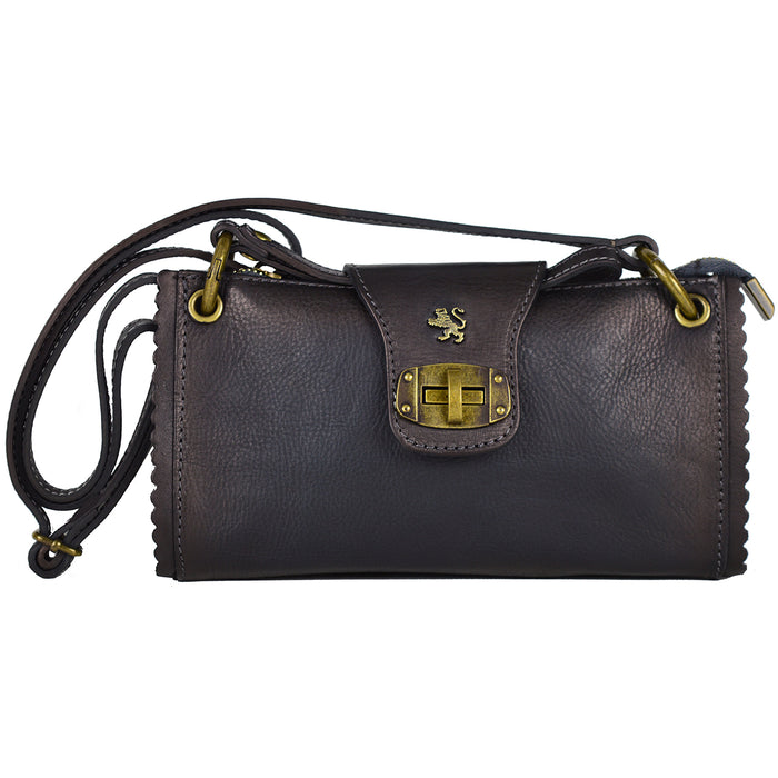 Pratesi Woman Bag Pontremoli B336 in genuine leather - Grey