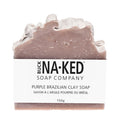 Purple Brazilian Clay Soap Bar-Gina's Home Linen Ltd