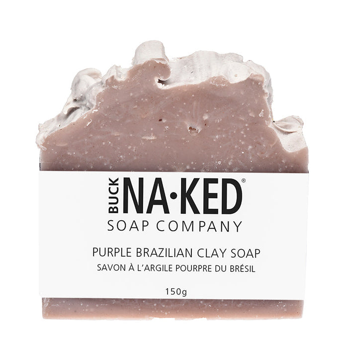 Purple Brazilian Clay Soap Bar-Gina's Home Linen Ltd