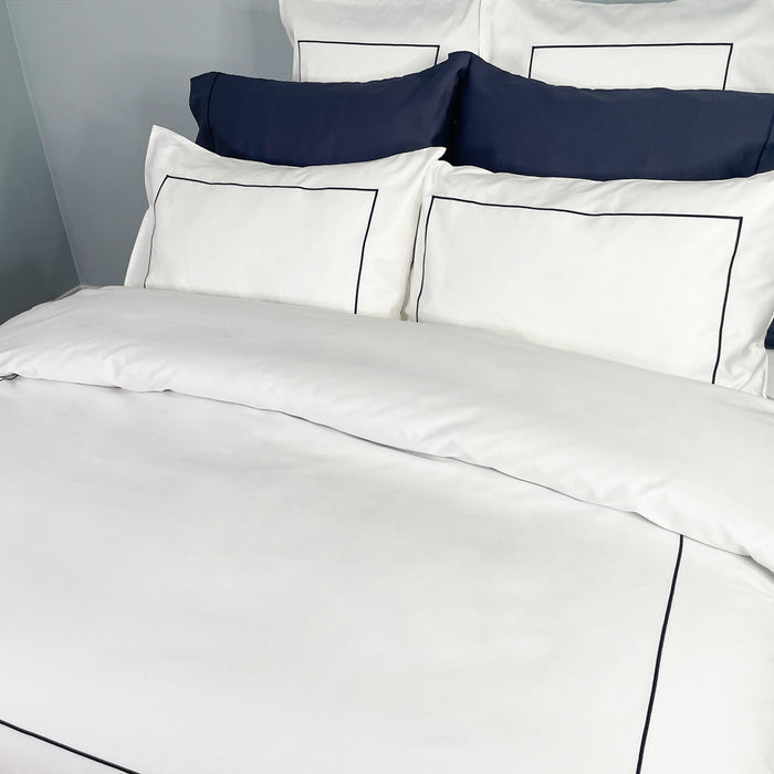 Renaissance Hotel White Duvet Cover Collection-Gina's Home Linen Ltd
