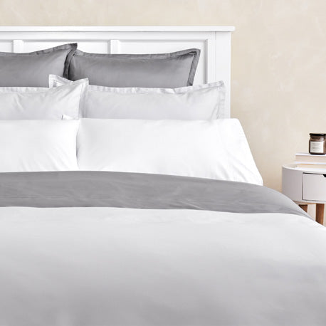 Renaissance Solid Duvet Cover-Gina's Home Linen Ltd