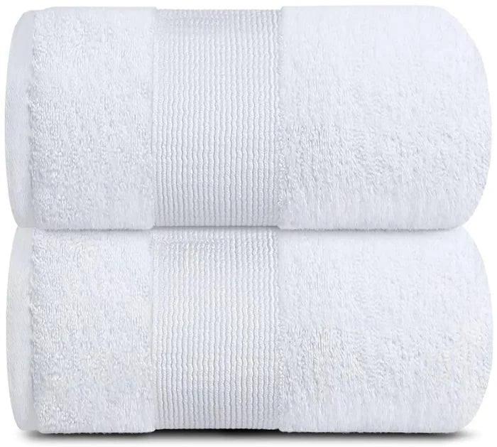 Resort Collection Soft Bath Sheets Towels Set of 2 Oversize Large 35x70 in Rieworkes