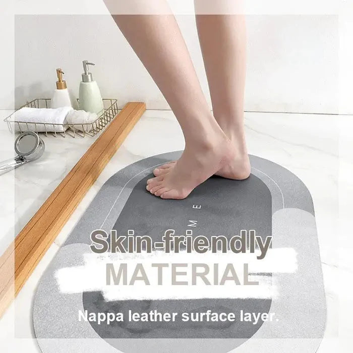 Revolutionary Absorbent Bathroom Mat Rieworkes